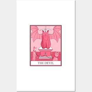 Devil Cat Tarot Posters and Art